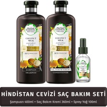 Herbal Essences Hindistan Cevizi Saç Bakım Seti (Şampuan + Krem + Bakım Yağı)