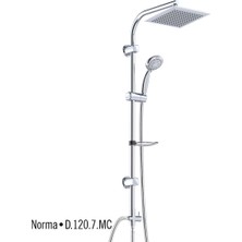 DUXXA Tepe Duş Krom Norma 400