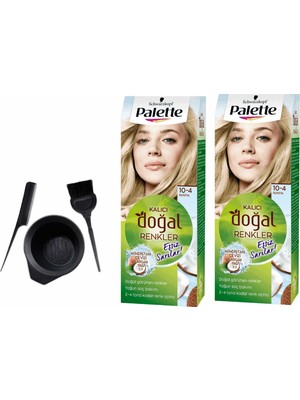 Schwarzkopf Palette Natural Saç Boyası 10.4 Papatya 50 Mlx 2 Adet+Boyama Seti