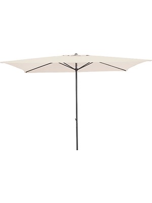 Nette Kaçmaz Alüminyum Çerçeveli Teras Balkon Bahçe Şemsiyesi 200X300 cm