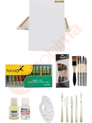 Fanart Glance -Fanart Academy 12 x 12 ml Yağlı Boya Başlangıç Seti