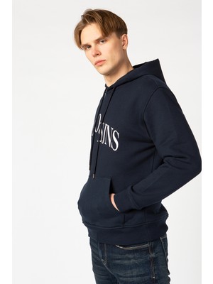 Vigoss Jeans Kapüşonlu  Baskılı  Erkek Sweatshirt 62047-30034