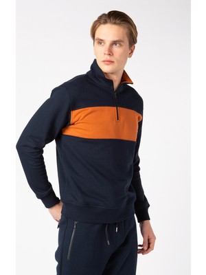 Vigoss Jeans Dik Yaka  Erkek Sweatshirt 62063-30034