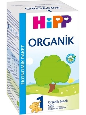 Hipp 1 Organik Toz Bebek Sütü 600 gr – 0-6 Ay, Laktozlu, Şekersiz, Glutensiz, Sağlıklı Beslenme İçin