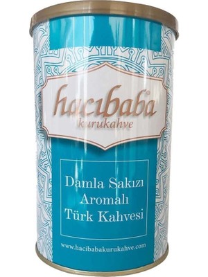 Hacıbaba Damla Sakızlı Türk Kahvesi  Teneke Kutu 250 gr