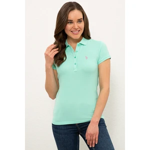 U.S. Polo Assn. Kadın Mint Basic T-Shirt 50234714-VR090