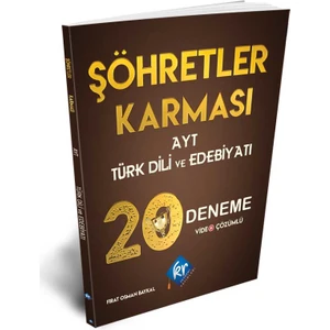 Kr Akademi Yayınları Şöhretler Karması AYT Türk Dili ve Edebiyatı 20 Deneme