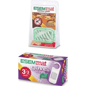 Karınca Yemi + Kokusuz 6 Ay Boyunca Etkili Güve Kovucu (3 Askı + 3 Çekmece )