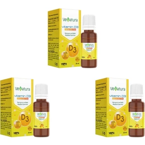 Vitamin D3 Damla 20 ml X3