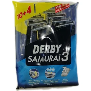 Samurai 3 Tıraş Bıçağı 3 Bıçaklı 10+4 Paket