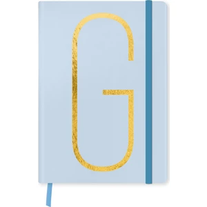 Monogram Harf Baskılı Defter: G