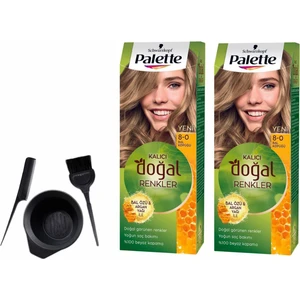 Palette Natural Saç Boyası 8.0 Bal Köpüğü 50 ml x 2 Adet +Boyama Seti