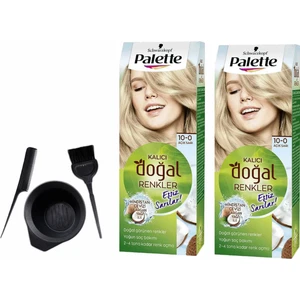 Palette Natural Saç Boyası 10 Açık Sarı 50 ml x 2 Adet+ Boyama Seti