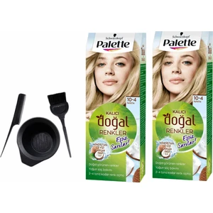 Palette Natural Saç Boyası 10.4 Papatya 50 Mlx 2 Adet+Boyama Seti