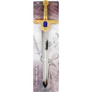 Sesli Kılıç Şövalye Kılıcı 91525 Mavi Taşlı