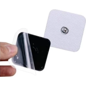 4lü 5X5CM Tens Pedi Çıtçıtlı Tens Elektrodu Kare Tens Elektrod
