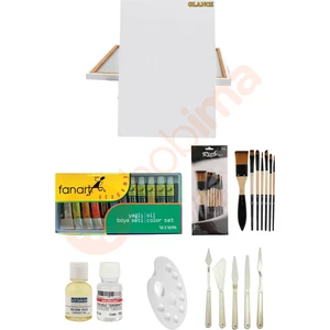 Glance -Fanart Academy 12 x 12 ml Yağlı Boya Başlangıç Seti