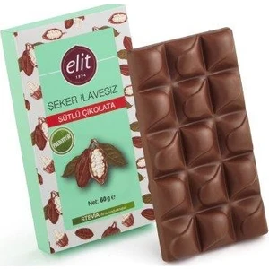 Şeker Ilavesiz ve Prebiyotik Sütlü Çikolata 60 gr