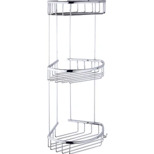 Banyo Köşe Rafı Paslanmaz  Duvara Monte