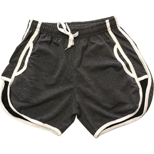 Kadın Gri Pamuklu Günlük Şort Cepli