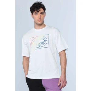 Ecko Unltd Edwards Beyaz Erkek Bisiklet Yaka Tshirt