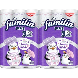 Kağıt Havlu Plus Desenli 24 Lü Pk (3 Katlı) (2pk*12) Love My Home