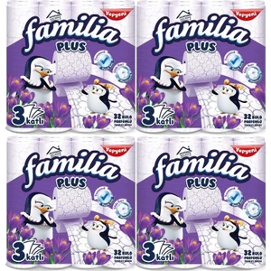 Plus Tuvalet Kağıdı 3 Katlı 128 Li Paket Sihirli Çiçekler (4pk*32)