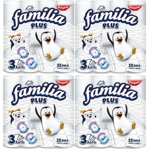 Plus Tuvalet Kağıdı 3 Katlı 128 Li Paket (4pk*32)