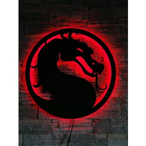  Nirvana Design Ejderha Mortal Kombat Temali Ledli Tablo