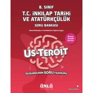 Ünlü Yayınları 8. Sınıf Us - Teroit T.C. İnkılap Tarihi ve Atatürk