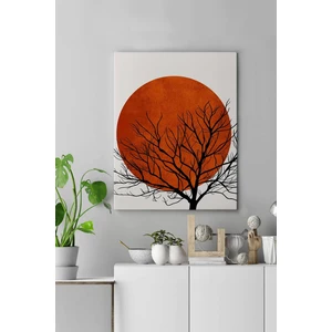 Canvas Gece ve Ağaç Tablo 0016