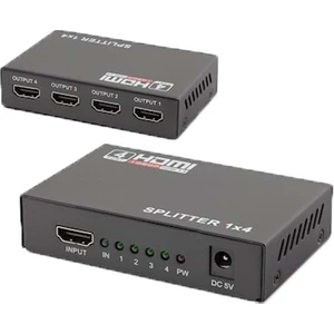 HD205K HDMI Splıtter 1.4V 1080P 3D 1 Giriş 4 Çıkış