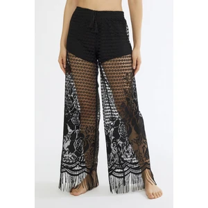Siyah Lace Pantolon