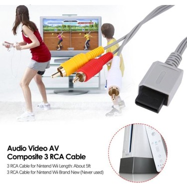 Feza Nintendo Wii 3 Renkli Av Kablosu Fiyatı - Taksit Seçenekleri