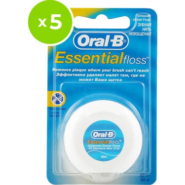 Oral-B Essential Floss Diş Ipi 50 M x 5