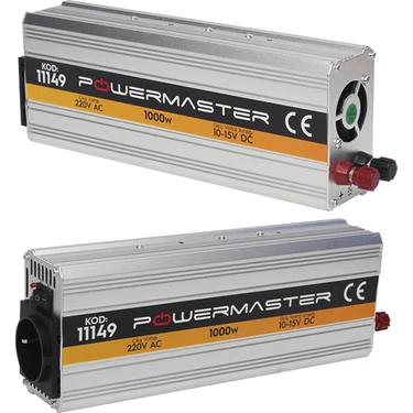 Powermaster 12V - 220V 1000W Çevirici