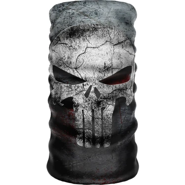 E-Taktik ® DeCollar Skull The Punisher Boyunluk Bandana