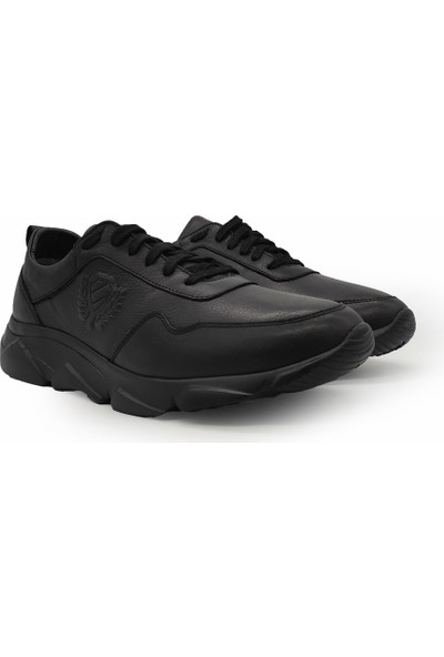 Rdesign 455 Comfort Deri Siyah Erkek Ayakkabı