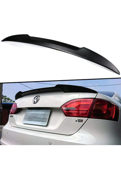 Araba Alışveriş Volkswagen Tuning Jetta M4 Piona Black Boyalı Spoyler/spoiler