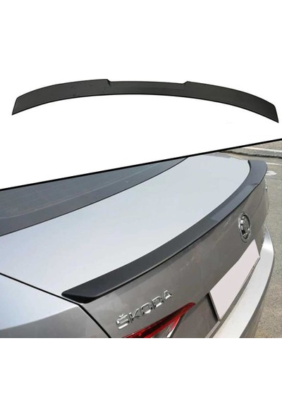 Araba Alışveriş Skoda Tuning Süper B Piona Black Boyalı Spoyler/spoiler