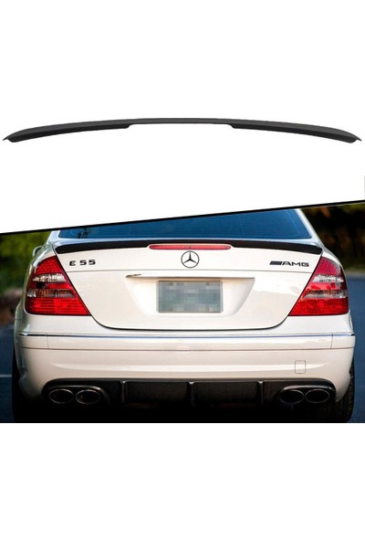 Araba Alışveriş Mercedes Tuning W211 Boyalı Piona Black Boyalı Spoyler/spoiler