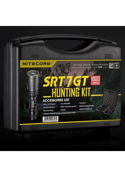 Nıtecore SRT7GT Huntıng Kıt 1000 Lum El Fener Set
