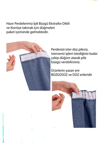 Açık Gri Petek Kadife Dokulu Fon Perde Pilesiz Düz Dikişli Ekstrafor Büzgü 290 x 270 cm