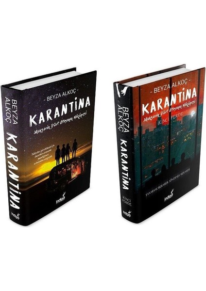 Karantina Birinci - Ikinci Perde - Ciltli-  2 Kitap Takım - Beyza Alkoç