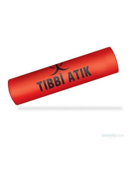 Tıbbi Atık Çöp Poşeti 80 X1 10 - Kırmızı