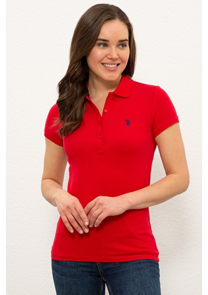 Kadın Kırmızı Basic T-Shirt 50234714-VR030