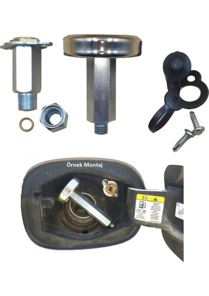 Avrupa Tip Lpg Dolum Seti (Kısa Tip - 6 Cm)