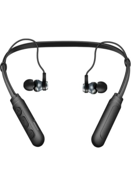 Wireless Bt 02 Sporcu Askı Aparatlı Bluetooth Kulak Içi Kulaklık Siyah