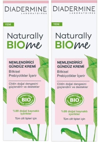 2' Li Naturally Bio Me Nemlendirici Gündüz Kremi 50 ml