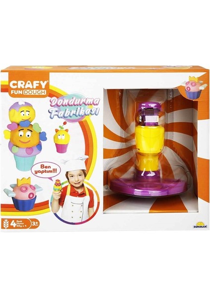 Crafy Dondurma Fabrikası 200 gr. 29 Parça S00030950 Sarı